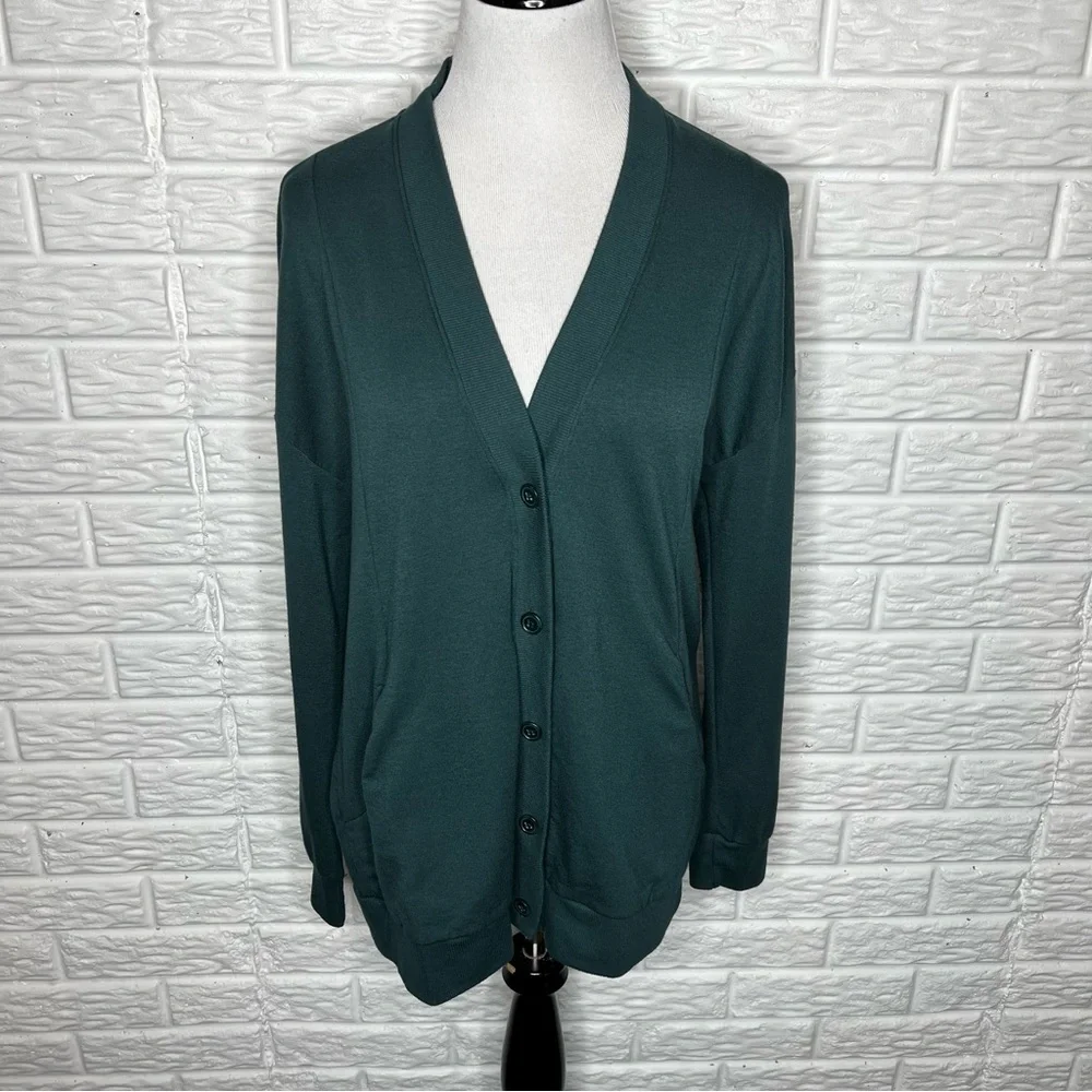 BEYOND YOGA Carefree Button Up Long Sleeve Cardigan Size S
